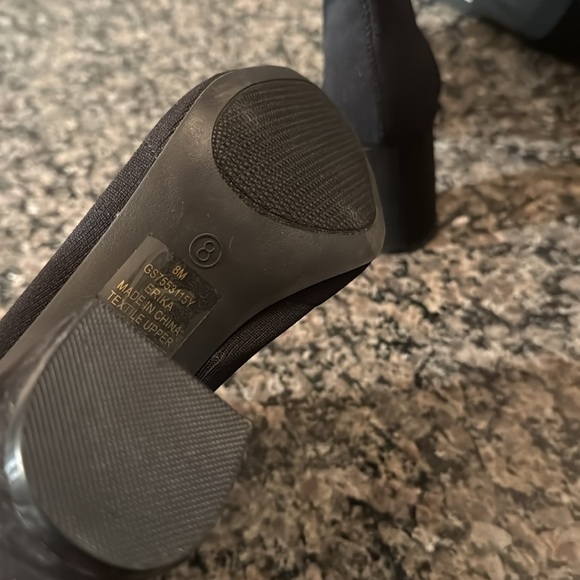 Mia Erika Black Knit 9inch Bootie NIB 7.5 - Picture 8 of 10